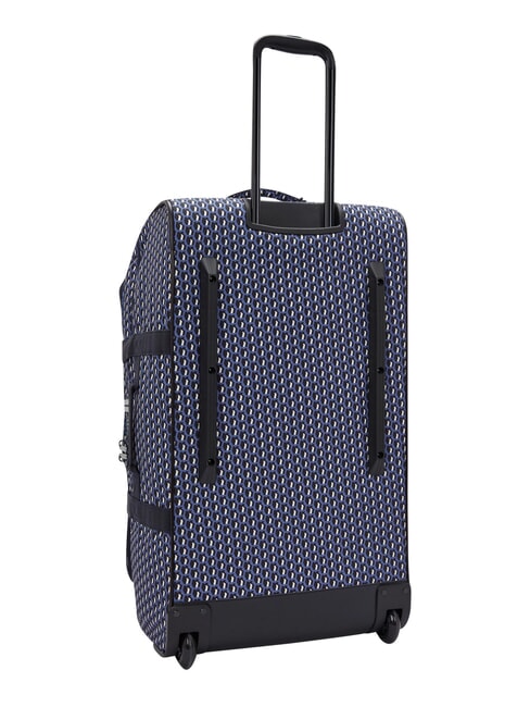 AVIANA L Large size trolley 3d k blue - Semi-rigid Trolley Cases