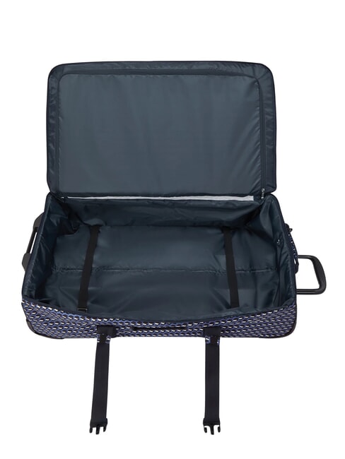 AVIANA L Large size trolley 3d k blue - Semi-rigid Trolley Cases
