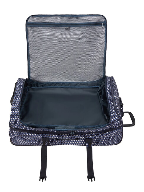 AVIANA L Large size trolley 3d k blue - Semi-rigid Trolley Cases