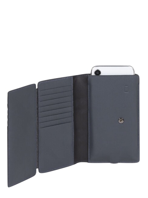 NABUCCO Leather wallet smartphone holder blue - Women&rsquo;s Wallets