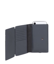 PIQUADRO NABUCCO Leather wallet smartphone holder blue - Women&rsquo;s Wallets - 3