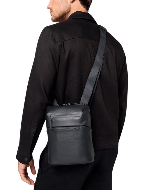 URBAN ECO LEATHER Shoulder bag Black - Over-the-shoulder Bags for Men