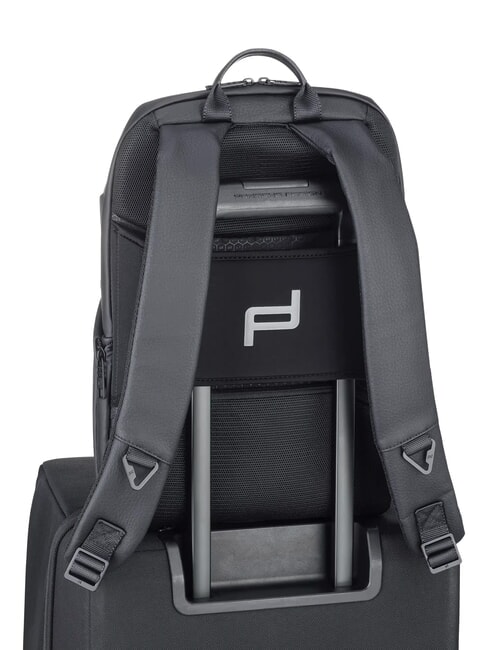URBAN ECO LEATHER 13" laptop backpack Black - Laptop backpacks