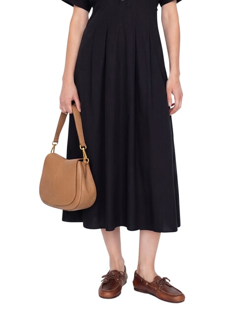 HELENA ROUND Shoulder bag, with shoulder strap, in leather clay - Women&rsquo;s Bags