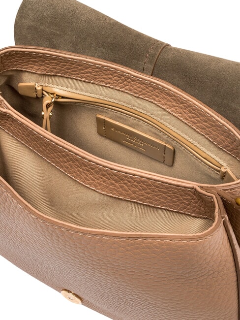 HELENA ROUND Shoulder bag, with shoulder strap, in leather clay - Women&rsquo;s Bags