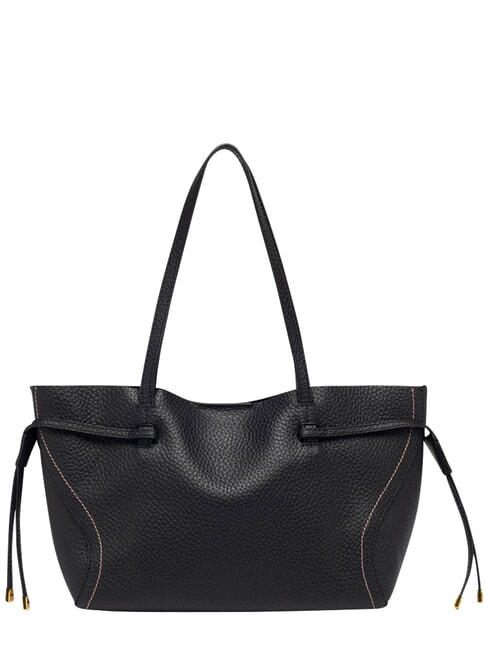 VIOLETTE Leather Shopping Bag Black - Women&rsquo;s Bags