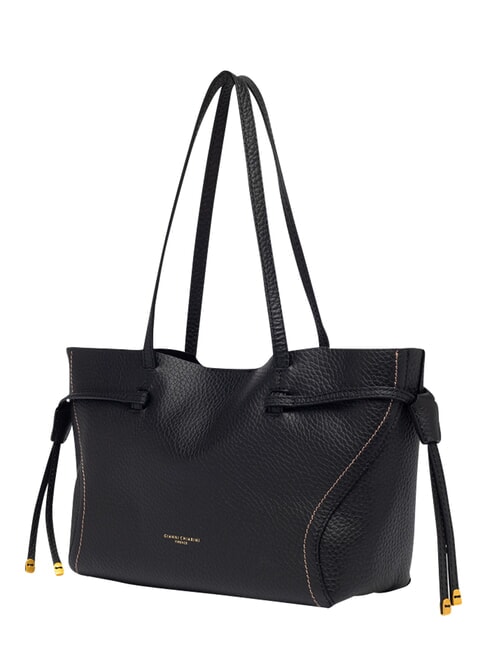 VIOLETTE Leather Shopping Bag Black - Women&rsquo;s Bags