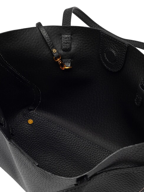 VIOLETTE Leather Shopping Bag Black - Women&rsquo;s Bags