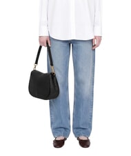 GIANNI CHIARINI HELENA ROUND Shoulder bag, with shoulder strap, in leather Black - Women&rsquo;s Bags - 2