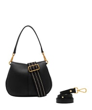 GIANNI CHIARINI HELENA ROUND Shoulder bag, with shoulder strap, in leather Black - Women&rsquo;s Bags - 5