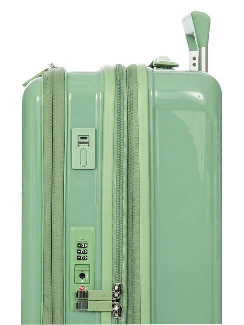 POSITANO Medium-sized, expandable trolley sage - Rigid Trolley Cases