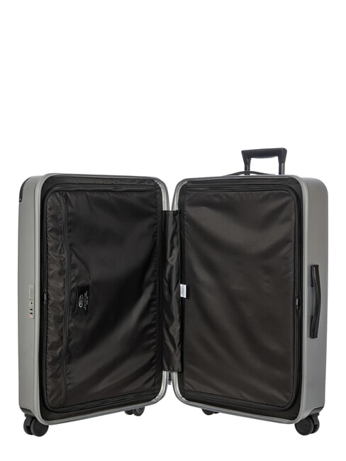 AMALFI Trolley large size silver/black - Rigid Trolley Cases