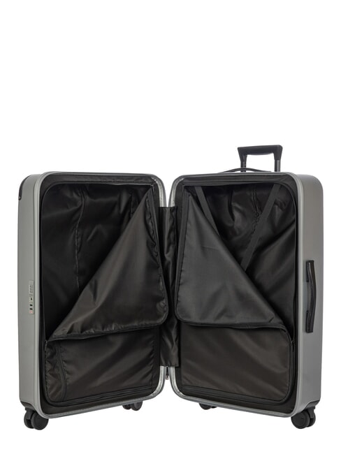 AMALFI Trolley large size silver/black - Rigid Trolley Cases