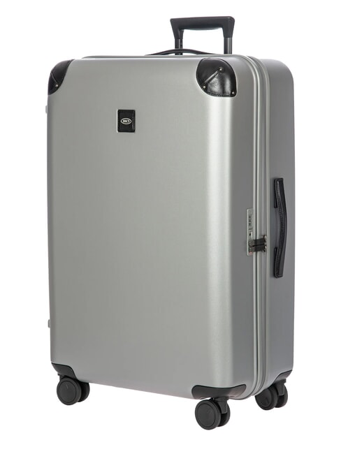 AMALFI Trolley large size silver/black - Rigid Trolley Cases
