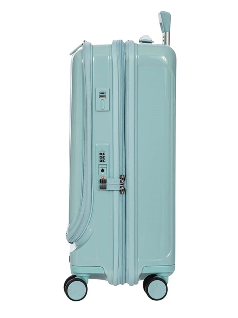 POSITANO Medium-sized, expandable trolley light blue - Rigid Trolley Cases