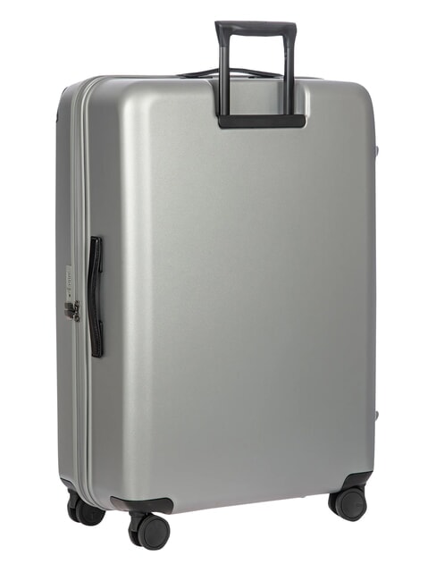 AMALFI Extra large size trolley silver/black - Rigid Trolley Cases
