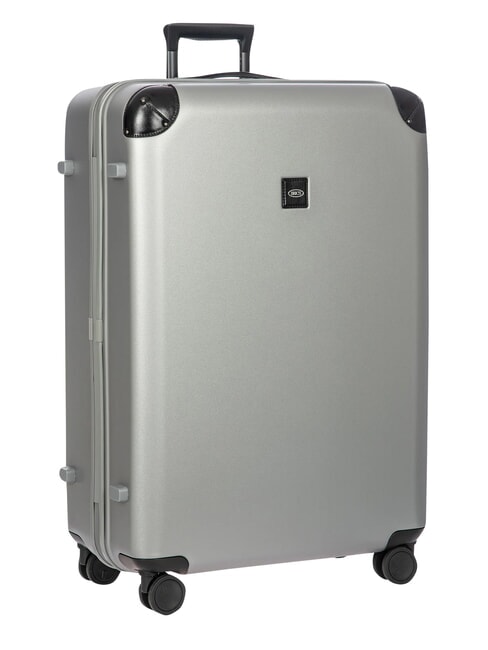 AMALFI Extra large size trolley silver/black - Rigid Trolley Cases