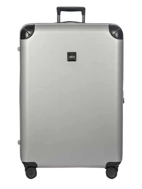 AMALFI Extra large size trolley silver/black - Rigid Trolley Cases