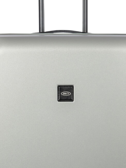 AMALFI Extra large size trolley silver/black - Rigid Trolley Cases