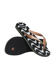 HAVAIANAS TOP CAPOCABANA Rubber slippers BLACK - Unisex shoes - 3