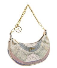GATTINONI PLANETARIUM Crescent hobo bag with shoulder strap watercolor/beige - Women&rsquo;s Bags - 2