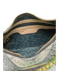 GATTINONI PLANETARIUM Crescent hobo bag with shoulder strap watercolor/beige - Women&rsquo;s Bags - 5