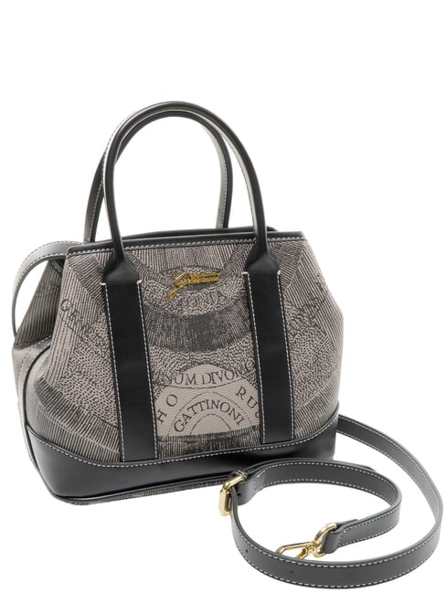 PLANETARIUM Handbag, with shoulder strap monochrom lt grey/black - Women&rsquo;s Bags