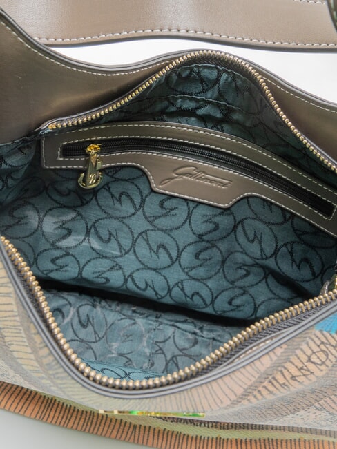 PLANETARIUM Shoulder bag wild watercolor/ dk taupe - Women&rsquo;s Bags