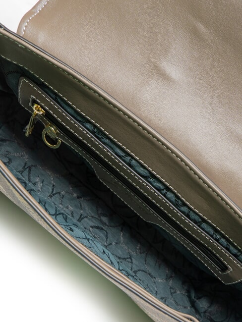 PLANETARIUM Shoulder bag with flap wild watercolor/ dk taupe - Women&rsquo;s Bags