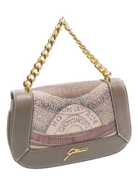 PLANETARIUM Small handbag wild watercolor/ dk taupe - Women&rsquo;s Bags