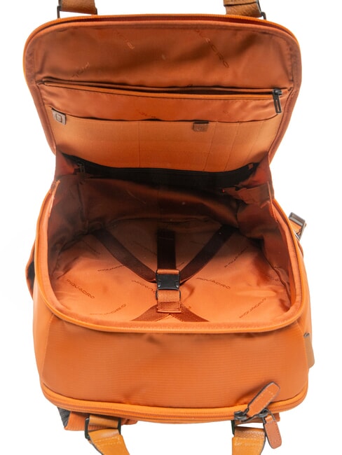 MARCEL Travel backpack for PC and iPad orange/leather - Laptop backpacks