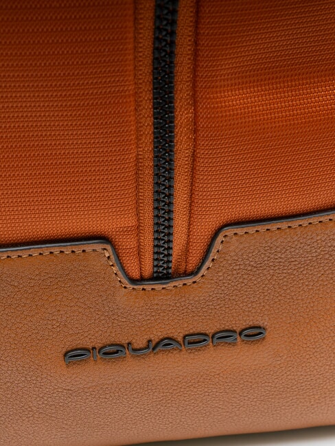 MARCEL Travel backpack for PC and iPad orange/leather - Laptop backpacks
