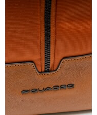 PIQUADRO MARCEL Travel backpack for PC and iPad orange/leather - Laptop backpacks - 5