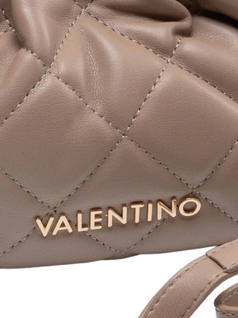 OCARINA Quilted clutch bag with shoulder strap taupe - Women&rsquo;s Bags