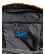 PIQUADRO KLOUT Leather and fabric bag LEATHER - Over-the-shoulder Bags for Men - 5