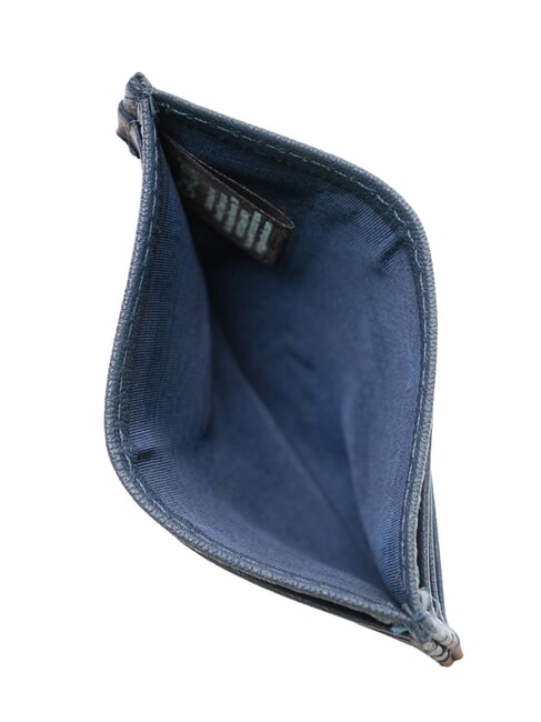 ERIK Flat leather card holder ink blue - Men&rsquo;s Wallets