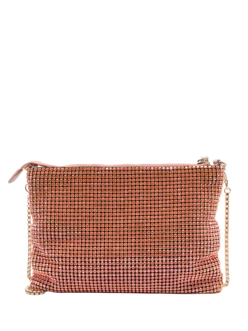 NABILAH Clutch bag with rhinestones and shoulder strap rose - Women&rsquo;s Bags