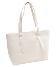 COCCINELLE MALORY  Shoulder shopper, in leather white - Women&rsquo;s Bags - 2