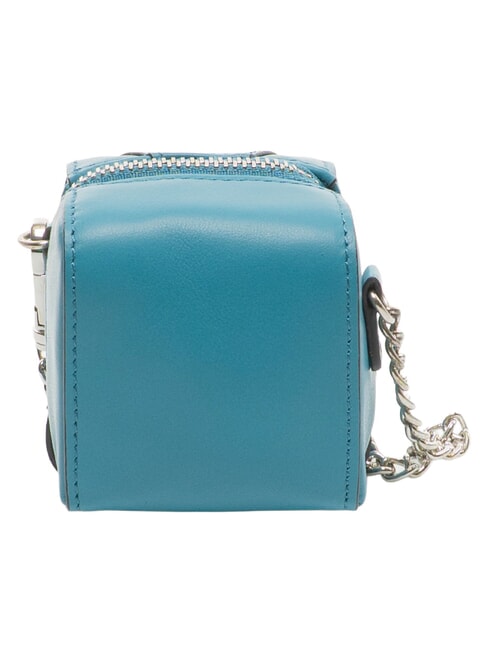 MUSE Leather key ring, with chain Blue - Key holders
