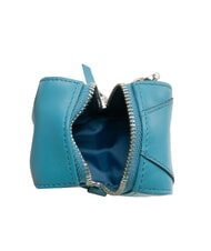 PIQUADRO MUSE Leather key ring, with chain Blue - Key holders - 4