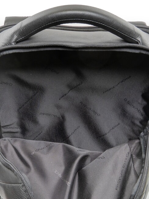 AKRON Leather backpack Black - Laptop backpacks