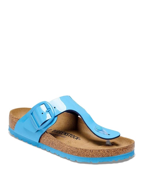 GIZEH BIG BUCKLE Sandals patent sky blue - Women&rsquo;s shoes