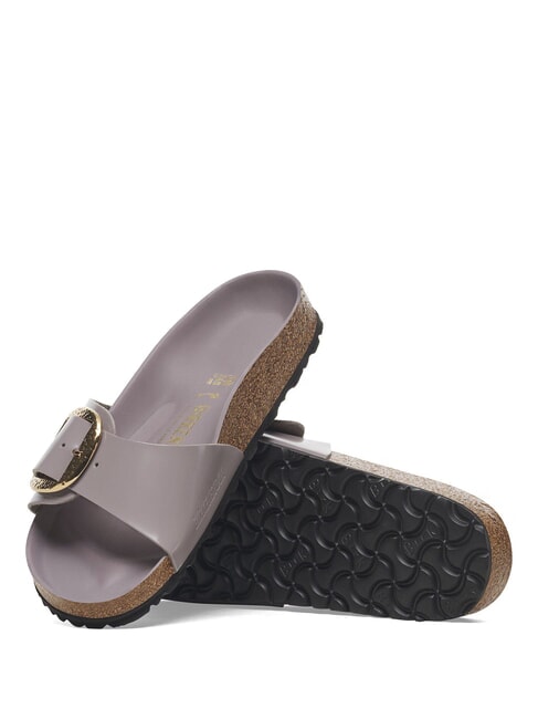 MADRID BIG BUCKLE Leather sandals high shine faded purple - Women&rsquo;s shoes
