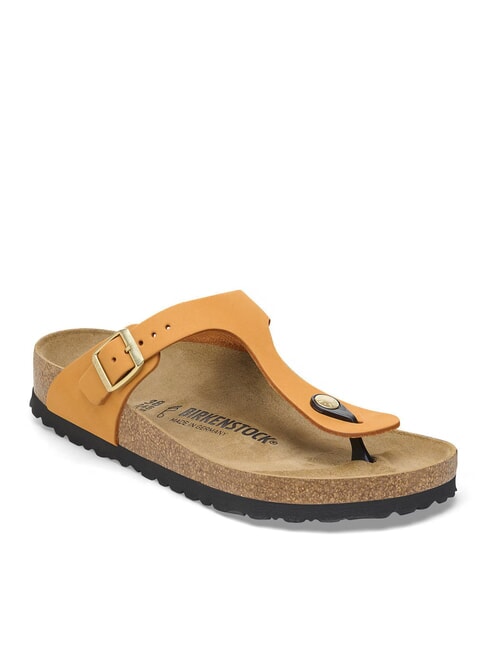 GIZEH Leather sandals burnt orange - Women&rsquo;s shoes