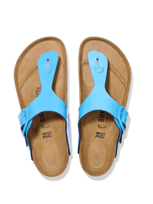 GIZEH BIG BUCKLE Sandals patent sky blue - Women&rsquo;s shoes