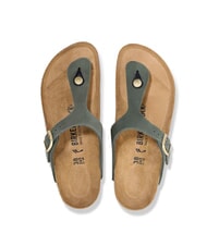 BIRKENSTOCK GIZEH Leather sandals thyme - Women&rsquo;s shoes - 3