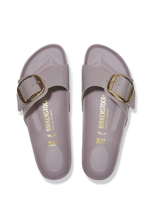 MADRID BIG BUCKLE Leather sandals high shine faded purple - Women&rsquo;s shoes