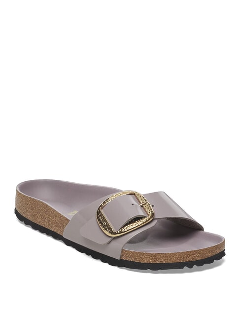 MADRID BIG BUCKLE Leather sandals high shine faded purple - Women&rsquo;s shoes
