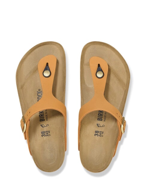 GIZEH Leather sandals burnt orange - Women&rsquo;s shoes