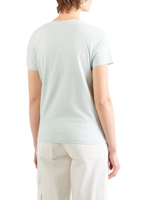 STUDS SCRIPT Short-sleeved T-shirt misty teal - T-shirt